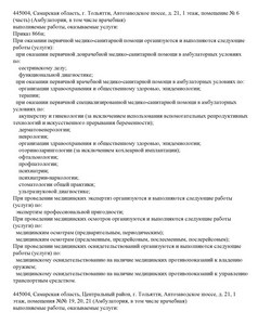 Выписка из реестра лицензий, страница 2
